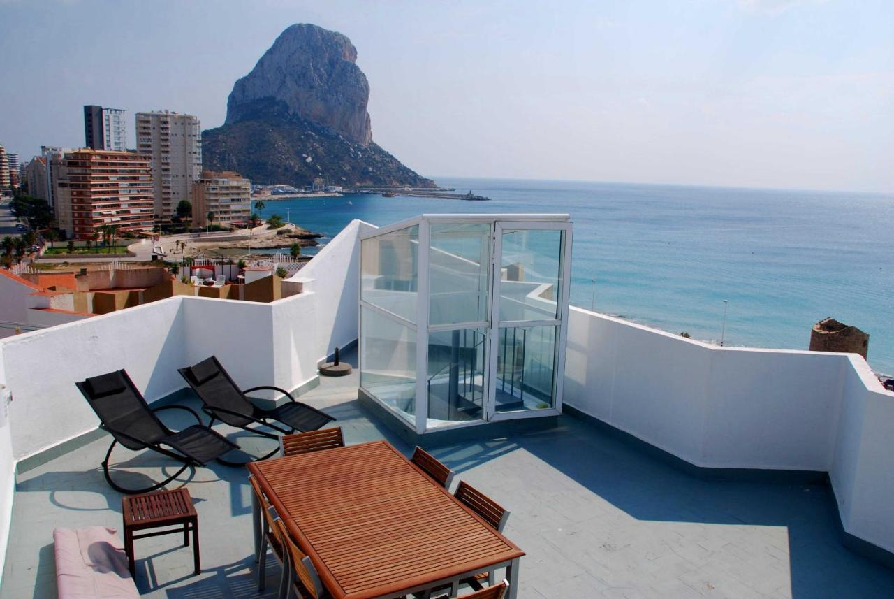 Atico Calpe Primera Linea De Playa Luaran gambar